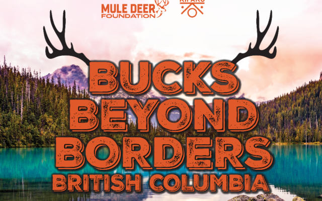 Event promotion for Bucks Beyond Borders in British Columbia.