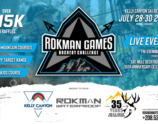 Rokman Games Archery Challenge event poster.