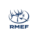 RMEF logo featuring an elk silhouette and typeface