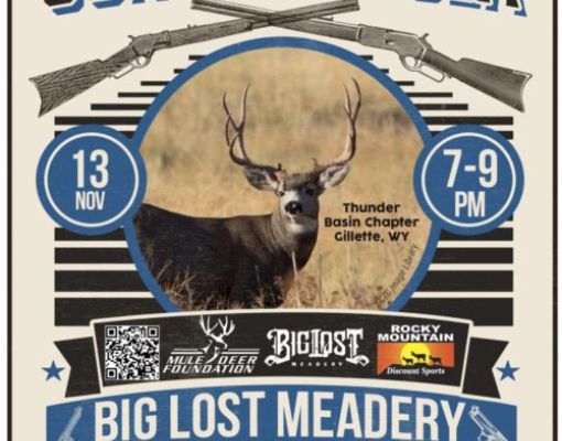 Mule Deer Foundation Gun-A-Palooza event poster with details