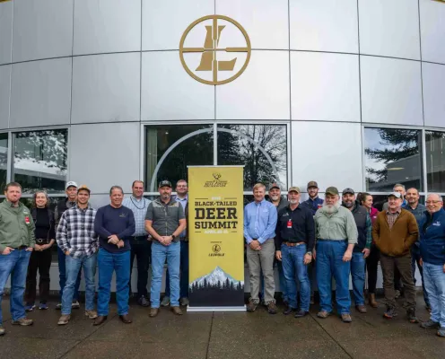 Group photo from the 2022 Black-Tailed Deer Summit event.