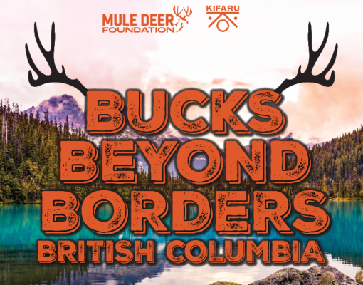 Event promotion for Bucks Beyond Borders in British Columbia.
