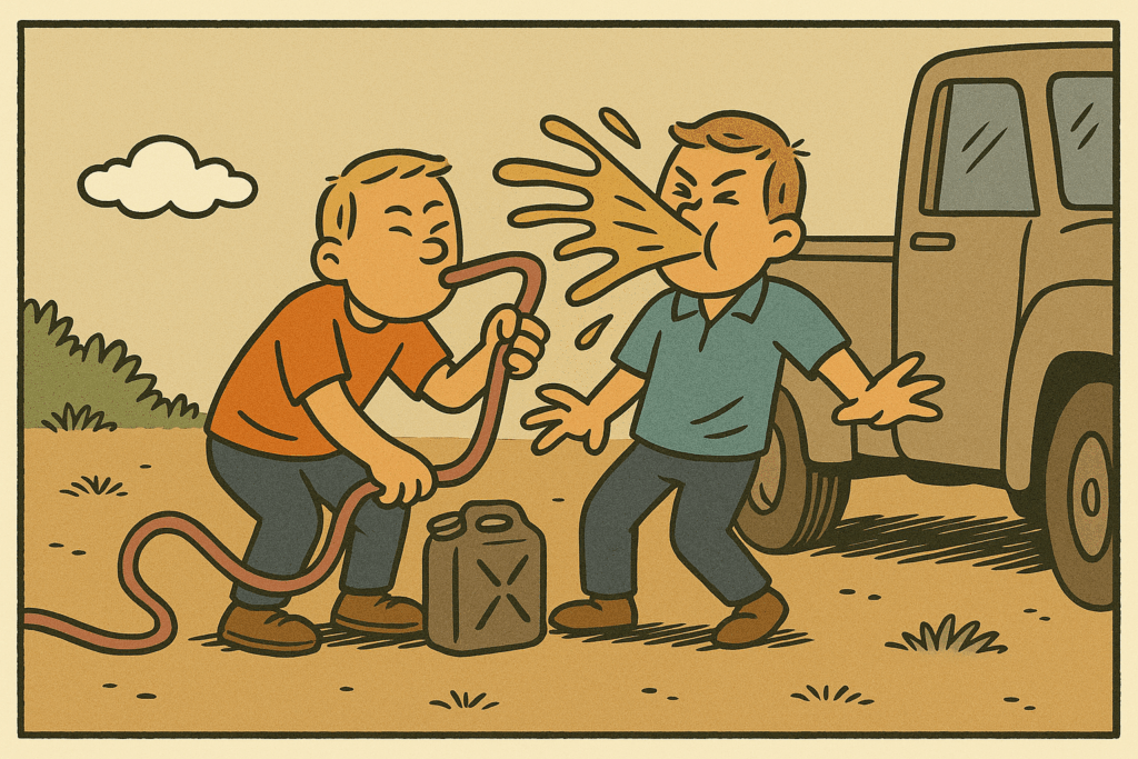 Obtain a 12-volt, high-volume pump, with hose connections. Bob got a Simer Blue Water 12-volt pump with 600 gallons per hour capacity. It has male hose connections on both the inlet and outlet sides of the pump.