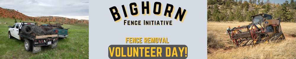 Bighorn Fence Initiative Volunteer Day for Fence Removal