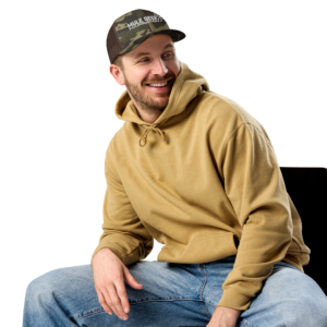 Mule Deer Foundation supporter in casual clothing with a cap