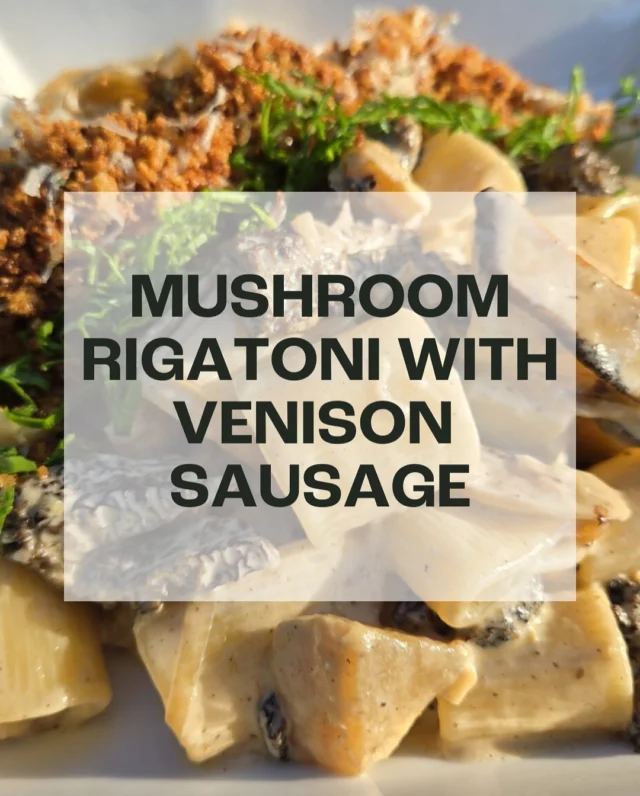 Excited to share another wild recipe from MDF’s own Eric Sharpe: Morel, Bolete, and Cattail Rigatoni with Venison Sausage.
This hearty dish uses foraged mushrooms, spring cattails (from clean water!), and hunted game. Think tender cattail hearts similar to fresh palm hearts or baby artichokes — a perfect springtime treat.
Pair it with an earthy Pinot Noir to complement the rich, mushroomy flavors.
Full recipe and write-up at the link in bio!