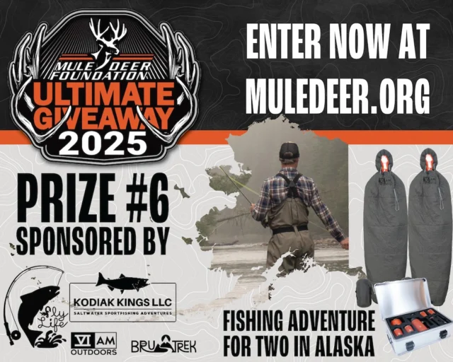 This week's Ultimate Giveaway highlight is prize package #6: Kodiak Fishing Adventure For Two!
 
Experience Kodiak, Alaska with a two day fishing adventure for two! Spend one day on a six-hour ocean charter chasing trophy fish with @kodiakkingsllc. Day two is fly fishing lessons before exploring remote rivers by UTV to fish for salmon with @flylife907. All fishing equipment and lunch provided!
 
This gear package includes two @viam_outdoors Insulated Quilts and @brutrekgear  Expedition Coffee Brewing Kit. Get all the details for the Ultimate Giveaway 2025 prize packages and enter to win at the link in our bio!