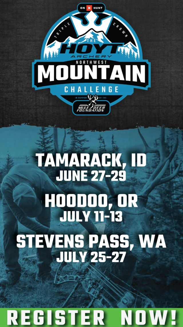 We’re excited to start rolling out a new series of podcast episodes recorded at Hunt Expo with some of the incredible partners of the Mule Deer Foundation. The episodes will be hitting out Youtube here soon, but in the meantime here’s a little teaser!

First up: MDF’s very own @trevorhubbs sits down with Jeremy Eldredge from @hoytbowhunting to talk about everything from Hoyt’s newest gear releases to the deeper why behind archery hunting. Let’s be honest—there are more efficient ways to fill a tag, so what is it that draws people to pick up a bow season after season?
This episode ties right into the @nwmountainchallenge—a series of 3D archery shoots designed by hunters, for hunters. With steep terrain, realistic shots, and courses for every skill level, these family-friendly weekends are hosted by HOYT and proudly co-sponsored by MDF and @onxhunt.

📍Upcoming shoot dates: 
• Hoodoo, OR: July 11–13 • Stevens Pass, WA: July 25–27
 Ready to test your skills? Register for NWMC at the link in bio as well!